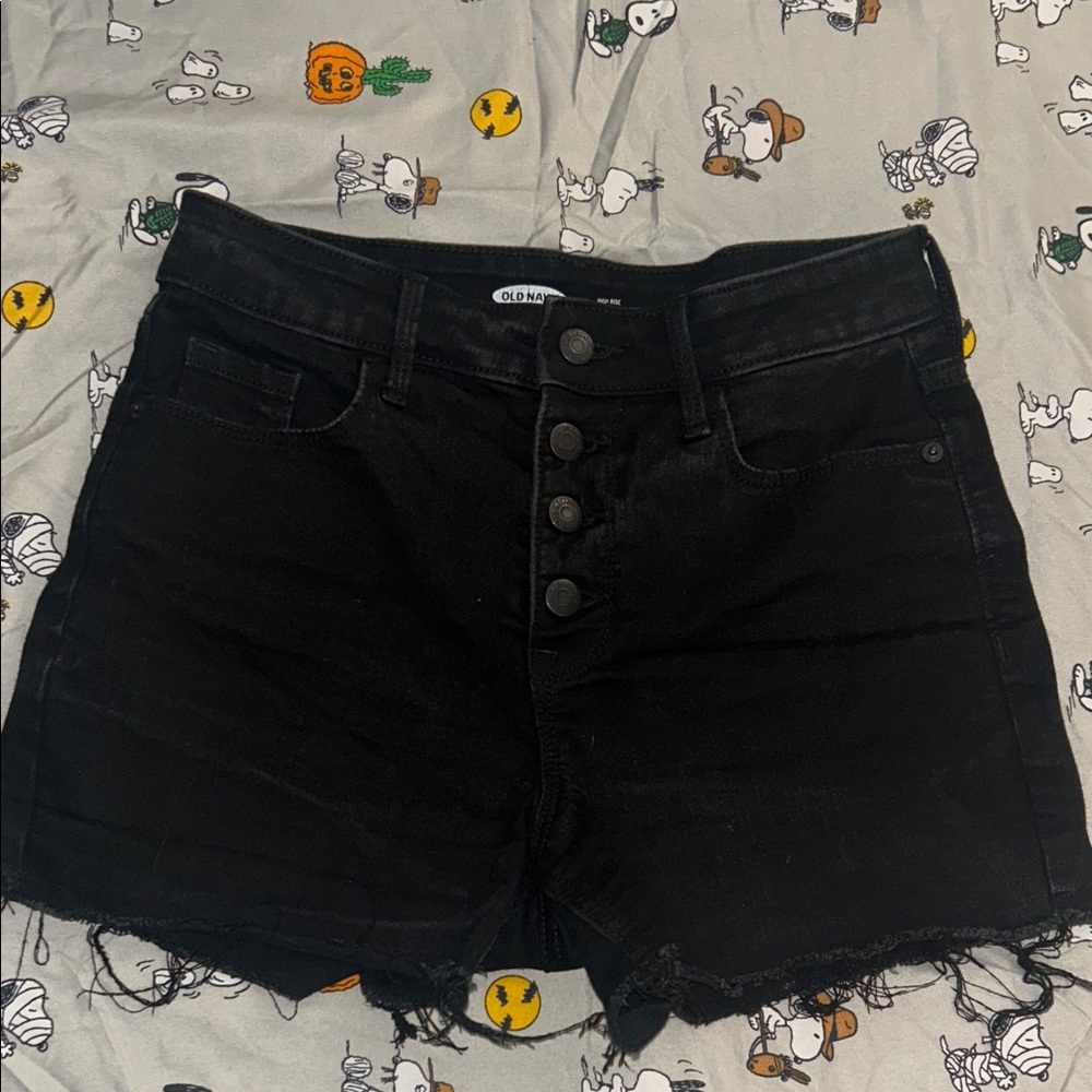 Old Navy Women's Black Jean Shorts